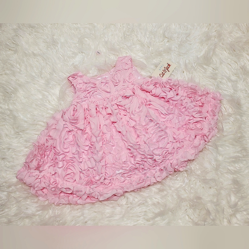New Pink Ruffled Dress for Kids